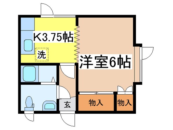 ヴィレッジ芦野の物件間取画像